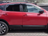 Nissan Qashqai 2007–2010 Vindafvisere med kromliste (4 stk., Sunplex Chrome) foto 1