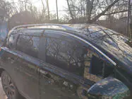 Nissan Qashqai 2007–2010 Vindafvisere med kromliste (4 stk., Sunplex Chrome) foto 6