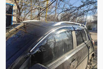 Nissan Qashqai 2010–2014 Vindafvisere med kromliste (4 stk., Sunplex Chrome) foto 5