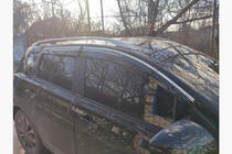 Nissan Qashqai 2010–2014 Vindafvisere med kromliste (4 stk., Sunplex Chrome) foto 6