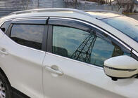 Nissan Qashqai 2014–2021 Vindafvisere med kromliste (4 stk., Sunplex Chrome) foto 2