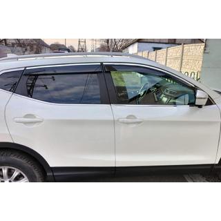 Vindafvisere med kromliste (4 stk., Sunplex Chrome) Nissan Qashqai 2014–2021 foto 3