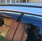 Opel Astra J 2009–2015 Vindafvisere med kromliste og stribe HB/SD (4 stk., Sunplex Chrome) foto 4