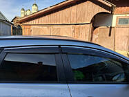 Opel Astra J 2009–2015 Vindafvisere med kromliste og stribe HB/SD (4 stk., Sunplex Chrome) foto 2