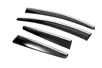 Opel Astra J 2009–2015 Vindafvisere med kromliste og stribe HB/SD (4 stk., Sunplex Chrome) foto 6