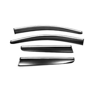 Vindafvisere med kromliste (4 stk., Sunplex Chrome) Peugeot 3008 2016–2023 foto 3
