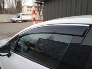 Renault Clio V 2019– Vindafvisere med kromliste (4 stk., Sunplex Chrome) foto 5