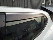 Renault Clio V 2019– Vindafvisere med kromliste (4 stk., Sunplex Chrome) foto 6