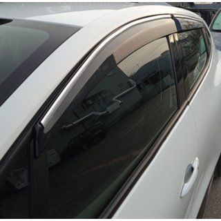 Vindafvisere med kromliste (4 stk., Sunplex Chrome) Renault Clio V 2019– foto 3