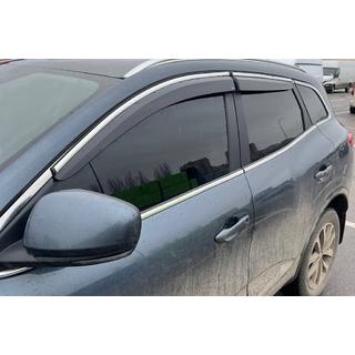Vindafvisere med kromliste (4 stk., Sunplex Chrome) Renault Kadjar 2015–2022 foto 2