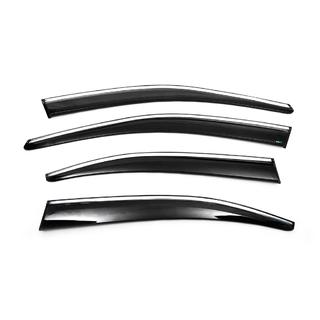 Vindafvisere med kromliste Liftback (4 stk., Sunplex Chrome) Skoda Octavia III A7 2013–2019 foto 1