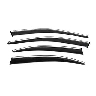 Vindafvisere til sideruder med kromliste SD (4 stk., Sunplex Chrome) Skoda Superb 2015–2024 foto 3