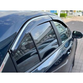 Vindafvisere med kromliste (4 stk., Sunplex Chrome) Toyota Corolla 2019– foto 1