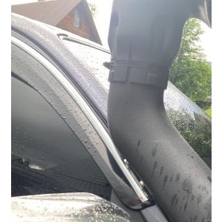 Vindafvisere med kromliste (4 stk., Sunplex Chrome) Toyota Hilux 2006–2015 foto 4