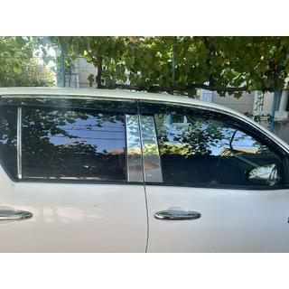 Vindafvisere med kromliste (4 stk., Sunplex Chrome) Toyota Hilux 2015– foto 2