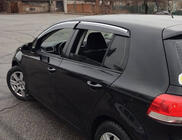 Volkswagen Golf 5 2003–2009 Vindafvisere med kromliste (4 stk., Sunplex Chrome) foto 7