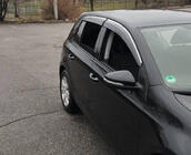 Volkswagen Golf 5 2003–2009 Vindafvisere med kromliste (4 stk., Sunplex Chrome) foto 1