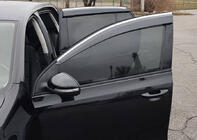 Volkswagen Golf 5 2003–2009 Vindafvisere med kromliste (4 stk., Sunplex Chrome) foto 13