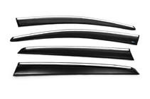 Volkswagen Golf 5 2003–2009 Vindafvisere med kromliste (4 stk., Sunplex Chrome) foto 17