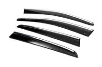 Volkswagen Golf 5 2003–2009 Vindafvisere med kromliste (4 stk., Sunplex Chrome) foto 16