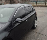 Volkswagen Golf 6 2008–2014 Vindafvisere med kromliste HB (4 stk., Sunplex Chrome) foto 15