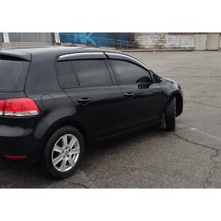 Vindafvisere med kromliste HB (4 stk., Sunplex Chrome) Volkswagen Golf 6 2008–2014 foto 2