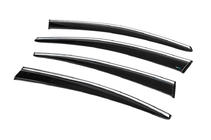 Volkswagen Passat B6 2006–2012 Vindafvisere med kromliste (4 stk., Sunplex Chrome) foto 7