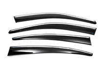 Volkswagen Passat B8 2015–2023 Vindafvisere til sideruder med kromliste SD (4 stk., Sunplex Chrome) foto 5
