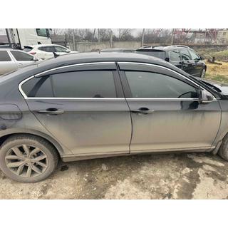 Vindafvisere til sideruder med kromliste SD (4 stk., Sunplex Chrome) Volkswagen Passat B8 2015–2023 foto 3