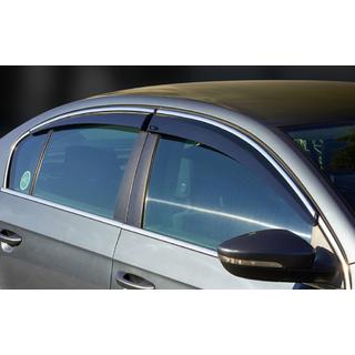 Vindafvisere til sideruder med kromliste SD (4 stk., Sunplex Chrome) Volkswagen Passat B8 2015–2023 foto 1