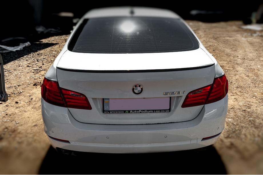 BMW 5-serie F10/F11 2010–2016 Lipspoiler Sunplex (til F10, sort) Foto 8