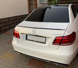 Mercedes E-class W212 2009–2016 LIP-spoiler (Sunplex, sort) (130,5 cm x 5,8 cm) foto 2