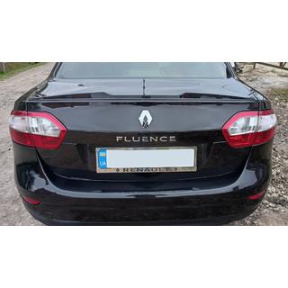 LIP-spoiler (Sunplex, sort) (125,4 cm x 7,2 cm) Renault Fluence 2009–2016 foto 2