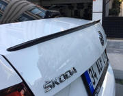 Skoda Octavia III A7 2013–2019 LIP spoilere (Sunplex, sort) (115,4 cm x 6 cm) foto 1
