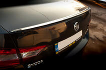Skoda Superb 2015–2024 LIP-spoiler (Sunplex, sort) (119,2 cm x 7,3 cm) foto 2