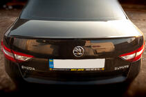 Skoda Superb 2015–2024 LIP-spoiler (Sunplex, sort) (119,2 cm x 7,3 cm) foto 3