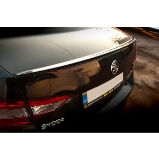 LIP-spoiler (Sunplex, sort) (119,2 cm x 7,3 cm) Skoda Superb 2015–2024 foto 2
