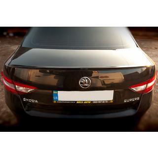 LIP-spoiler (Sunplex, sort) (119,2 cm x 7,3 cm) Skoda Superb 2015–2024 foto 3
