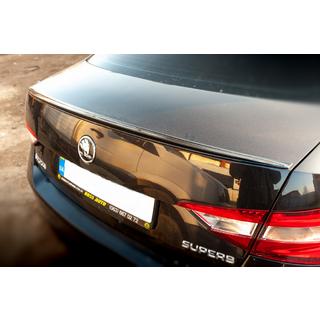 LIP-spoiler (Sunplex, sort) (119,2 cm x 7,3 cm) Skoda Superb 2015–2024 foto 1
