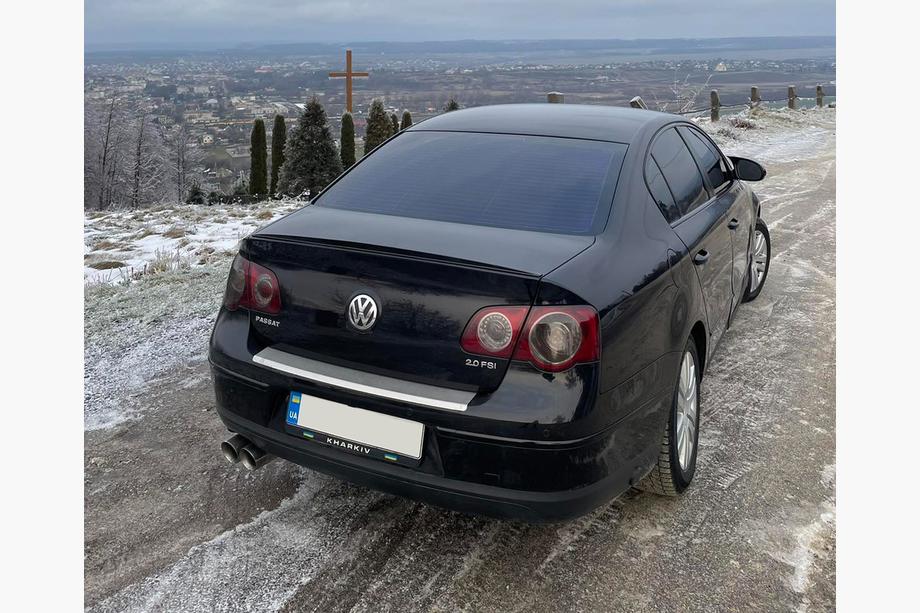 Volkswagen Passat B6 2006–2012 LIP-spoiler (Sunplex, sort) (115,8 cm x 6,3 cm) Image