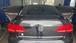 Volkswagen Passat B7 2012–2015 Læbespoiler (Sunplex, sort, til EU) (115,8 cm x 6,3 cm) foto 6