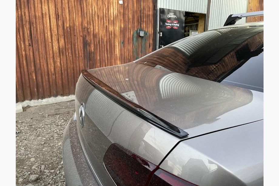 Volkswagen Passat B7 2012–2015 Læbespoiler (Sunplex, sort, til EU) (115,8 cm x 6,3 cm) Image