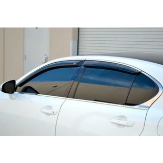 Vindafvisere med kromliste (4 stk., HIC) Lexus GS 2011–2020 foto 2