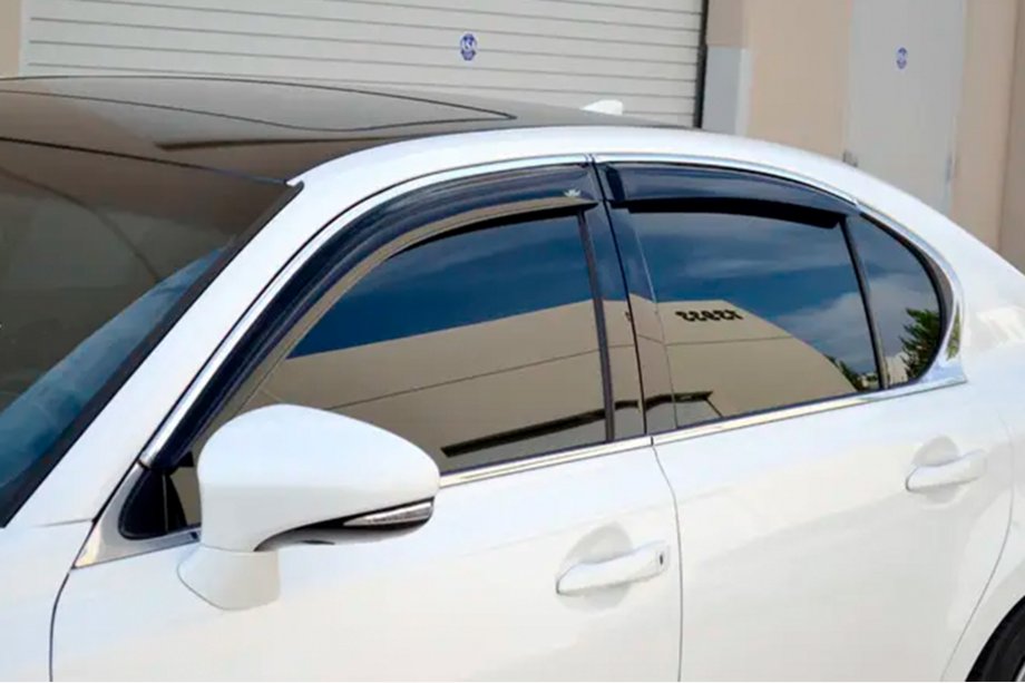 Lexus GS 2011–2020 Vindafvisere med kromliste (4 stk., HIC) Foto 1