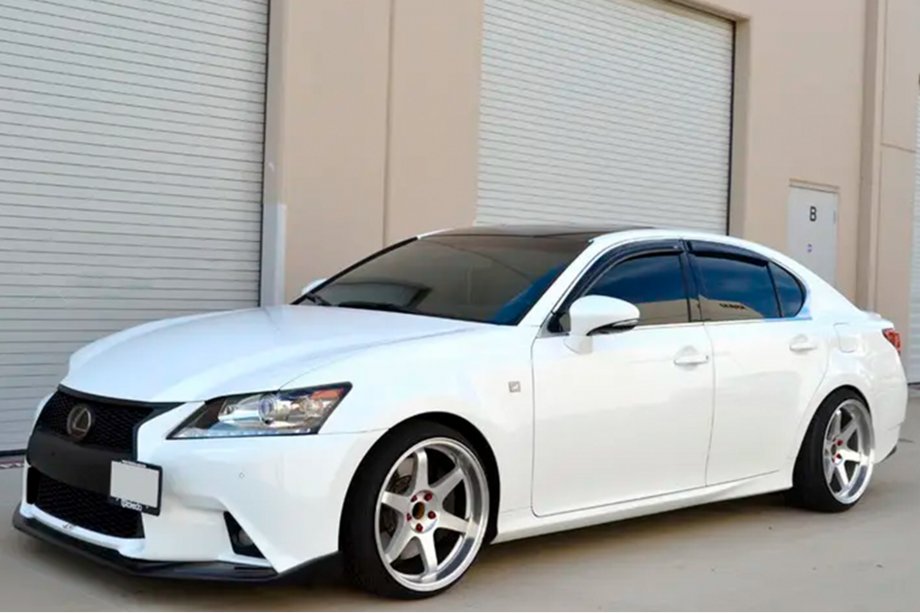 Lexus GS 2011–2020 Vindafvisere med kromliste (4 stk., HIC) Foto 3