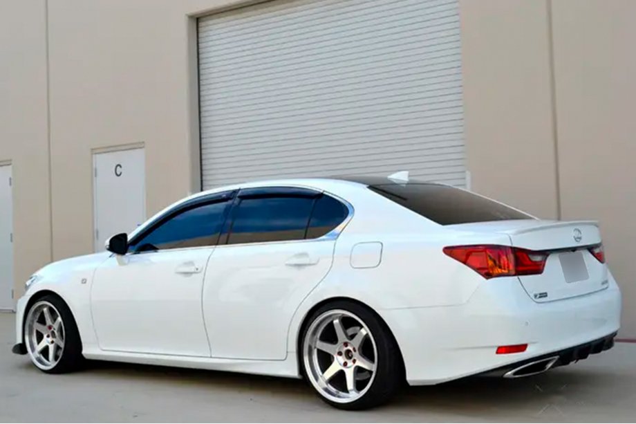 Lexus GS 2011–2020 Vindafvisere med kromliste (4 stk., HIC) Foto 4
