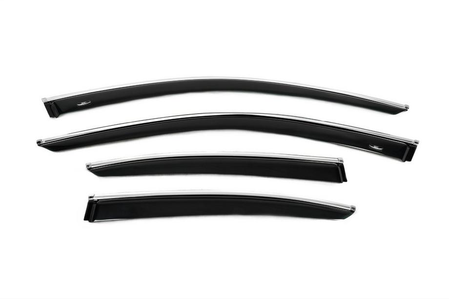 Lexus GS 2011–2020 Vindafvisere med kromliste (4 stk., HIC) Foto 5