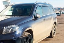 Mercedes GLE W167 2018– Vindafvisere med kromliste (4 stk., HIC) foto 1