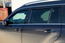 Mercedes GLE W167 2018– Vindafvisere med kromliste (4 stk., HIC) foto 3