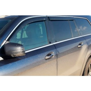 Vindafvisere med kromliste (4 stk., HIC) Mercedes GLE W167 2018– foto 2